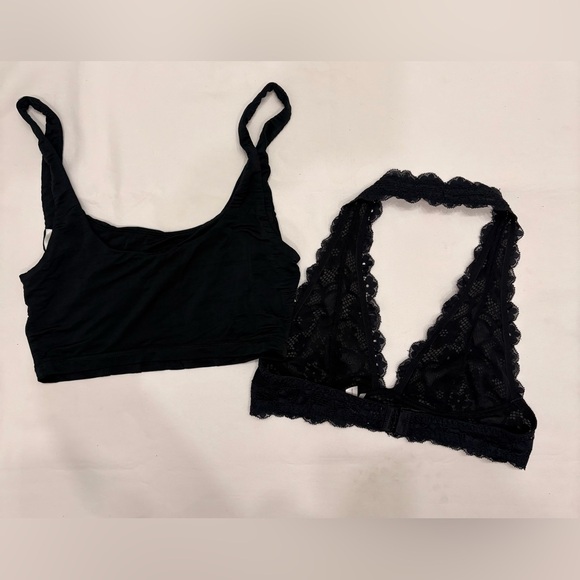 Free People Black Bralette Bundle Size S - Picture 2 of 6